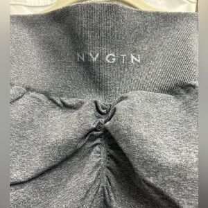 NVGTN Grey Scrunch Seamless Leggings